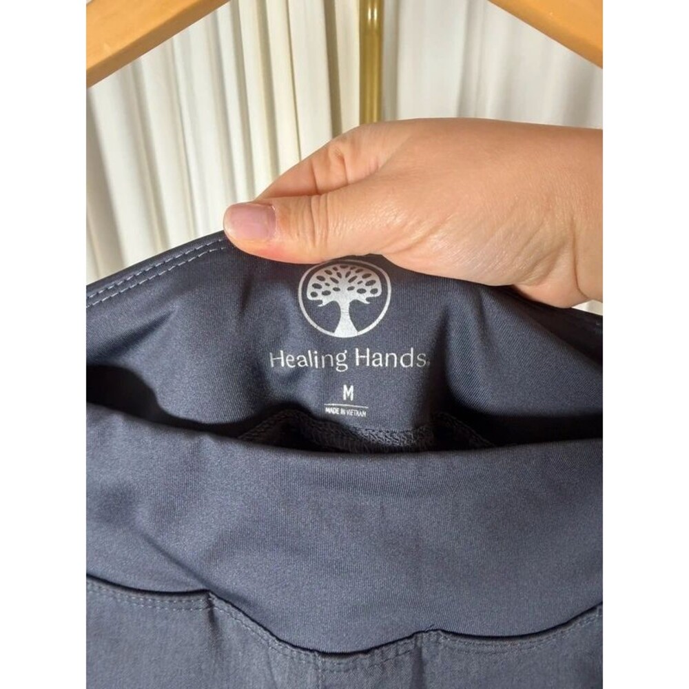 Healing Hands Purple Label Tara Yoga Knit Waistband Jogger Scrub Pants